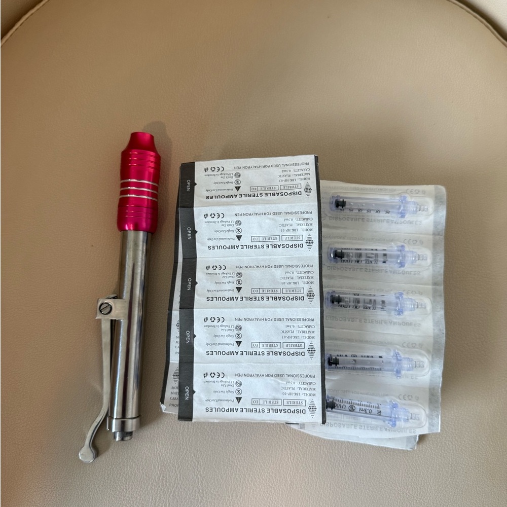 Pink Hyaluron Pen for burn local fat with enzymes products